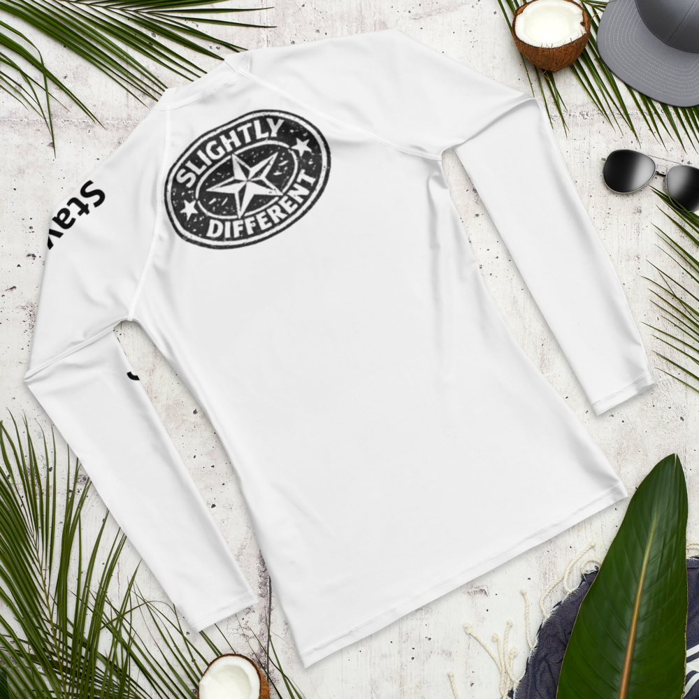 SD 'Men's White' Rash Guard (Core)