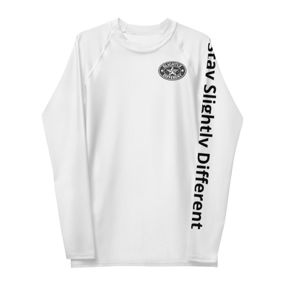 SD 'Men's White' Rash Guard (Core)