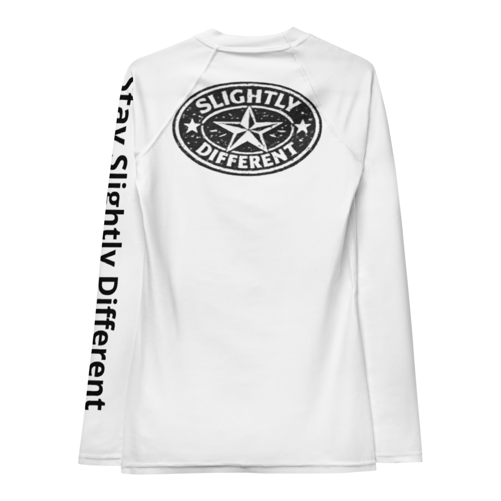 SD 'Women's White' Rash Guard (Core)
