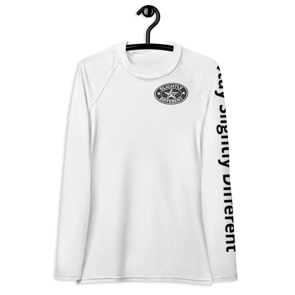 SD 'Women's White' Rash Guard (Core)