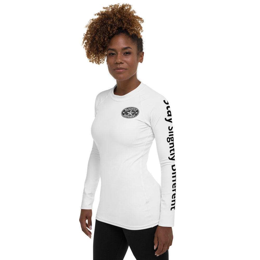 SD 'Women's White' Rash Guard (Core)