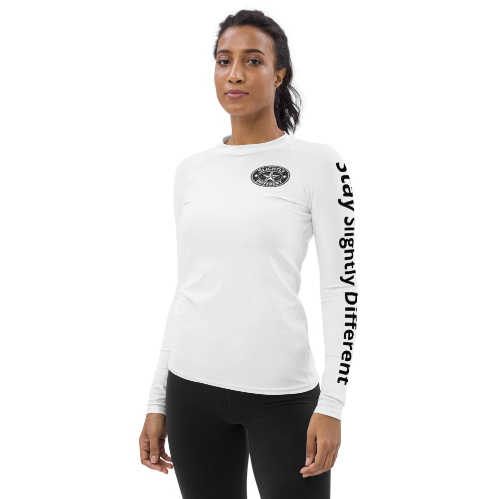 SD 'Women's White' Rash Guard (Core)
